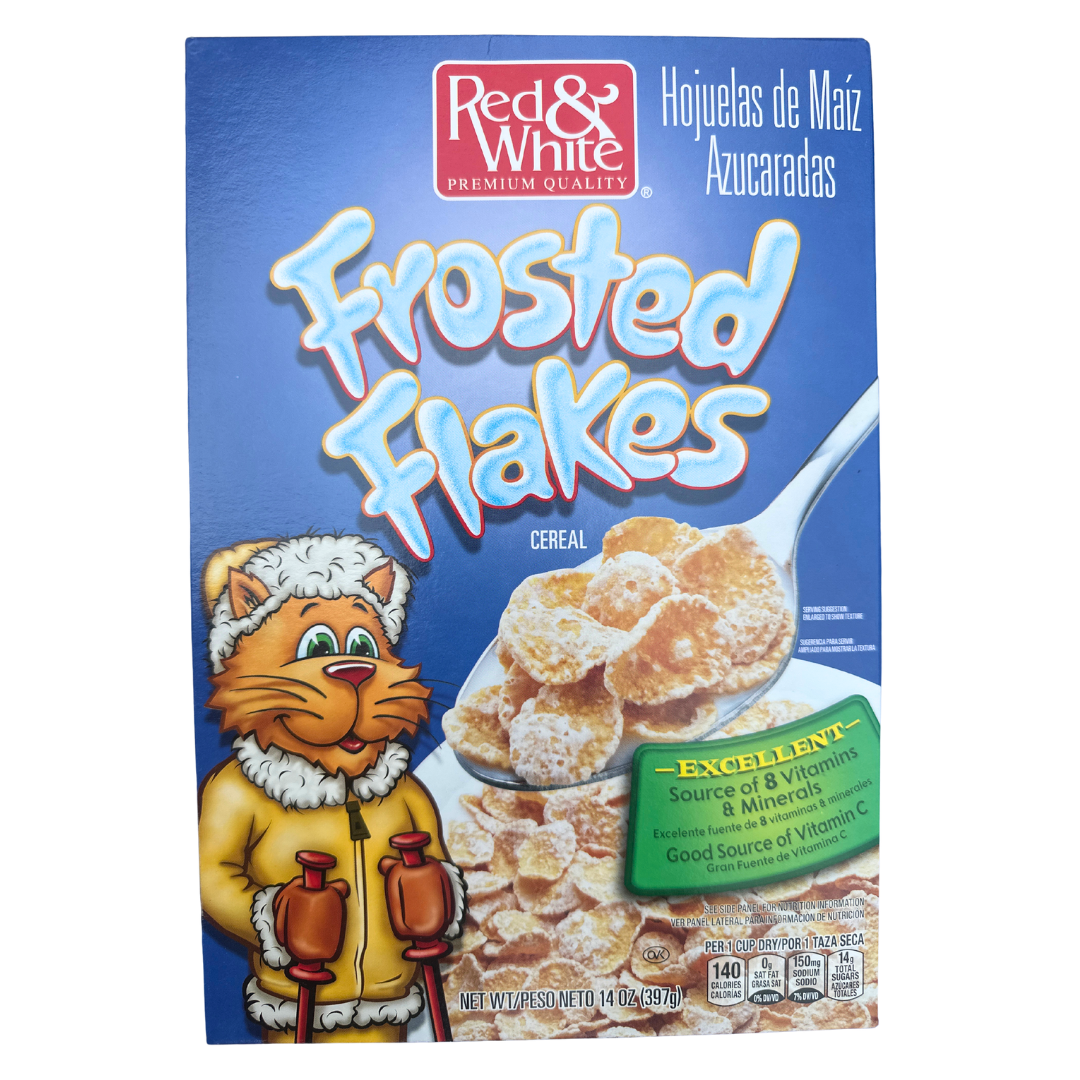 Red & White Frosted Flakes